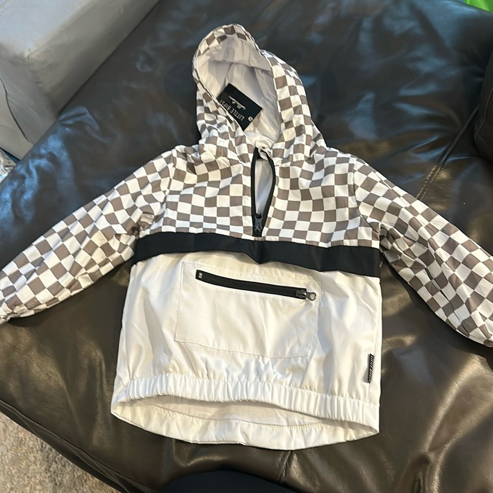 Little Bipsy quarter zip rain jacket - 2-3T